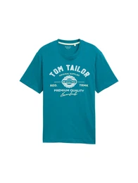 T-Shirt trkis / wei