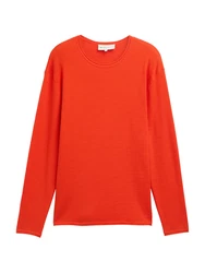 TOM TAILOR Pullover dunkelorange