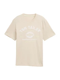 T-Shirt beige / gelb / wei