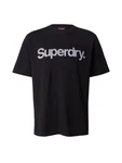 Superdry T-Shirt grau/schwarz Superdry T-Shirt grau/schwarz