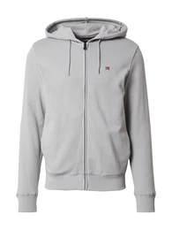 Sweatjacke 'BALIS' grau / rot / schwarz / wei