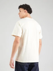 Carhartt WIP T-Shirt 'Rivet Script' ecru/grau