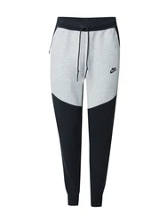 Nike Sportswear Hose 'TCH FLC' hellgrau/schwarz