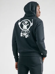 Nike Sportswear Sweatshirt 'CLUB' schwarz/weiß