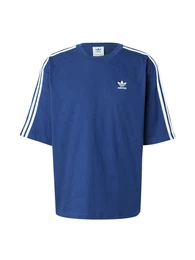 T-Shirt 'Adicolor' dunkelblau / wei