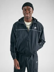 Nike Sportswear Jacke 'CLUB' schwarz/weiß