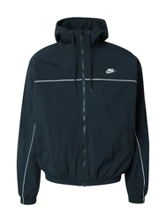 Nike Sportswear Jacke 'CLUB' schwarz/weiß