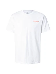 T-Shirt 'OTHER WORLDLY TRANSMISSIONS' hellorange / wei