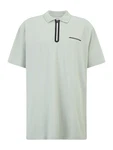 Jack & Jones Plus Poloshirt JCOFUSION pastellgrün/schwarz