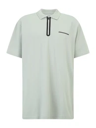 Plus Poloshirt 'JCOFusion' pastellgrn / schwarz