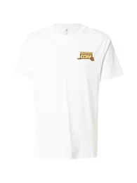 T-Shirt 'CONS WASP' pastellgelb / aubergine / rosa / wei
