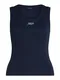 Tommy Jeans Top  marine modrá / bílá