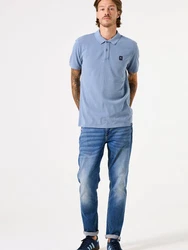 Garcia Poloshirt T-Shirt navy / rauchblau