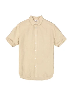 Garcia Hemd Kurzarm beige