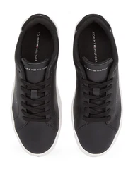 TOMMY HILFIGER Sneaker 'Court Ess' schwarz/weiß