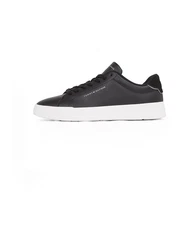 TOMMY HILFIGER Sneaker 'Court Ess' schwarz/weiß