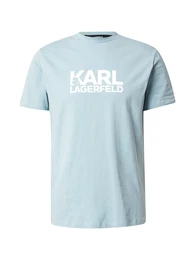 T-Shirt hellblau / wei