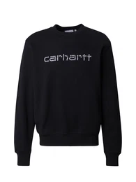 Sweatshirt 'Rivet' schwarz / silber