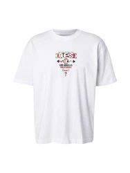 GUESS T-Shirt 'ABSTRACT' Rot/Weiß/Rot/Weiß/Rot/Weiß/Rot/Weiß/Rot/Weiß/Rot/Weiß/Rot/Weiß/Rot/Weiß/Rot/Weiß/Rot/Weiß/Rot/Weiß/Rot/Weiß/Rot/Weiß/Rot/Weiß/Rot/Weiß/Rot/Weiß/Rot/Weiß/Rot/Weiß/Rot/Weiß