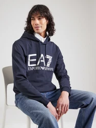 EA7 Emporio Armani Sweatshirt marine/weiß