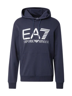 EA7 Emporio Armani Sweatshirt marine/weiß