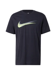 Nike Sportswear T-Shirt SWSH limette/schwarz