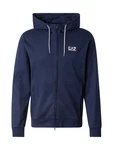 EA7 Emporio Armani Sweatjacke blau/weiß