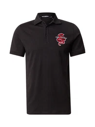 Poloshirt rot / schwarz