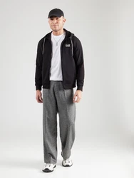 EA7 Emporio Armani Sweatjacke schwarz/weiß