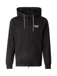 EA7 Emporio Armani Sweatjacke schwarz/weiß