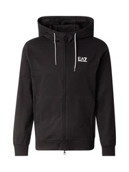 EA7 Emporio Armani Sweatjacke schwarz/weiß