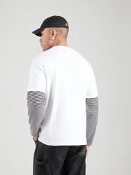 Karl Lagerfeld T-Shirt knallrot/schwarz/weiß