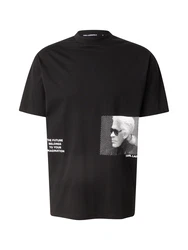 Karl Lagerfeld T-Shirt schwarz/offwhite