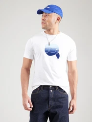 Karl Lagerfeld T-Shirt blau / hellblau / weiß
