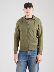 BLEND Sweatjacke 'BRODY' oliv