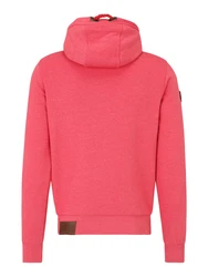 naketano Sweatjacke Schwarzkopf hellrot