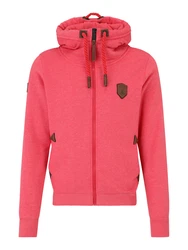naketano Sweatjacke Schwarzkopf hellrot