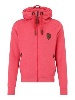naketano Sweatjacke Schwarzkopf hellrot