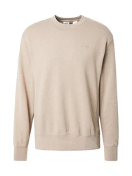 Levi's Sweatshirt AUTHENTIC CREW Logostickerei beige