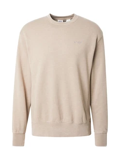 Levi's Sweatshirt AUTHENTIC CREW Logostickerei beige