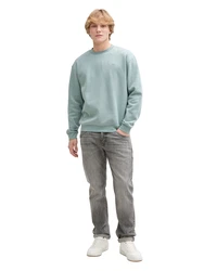TOM TAILOR DENIM Sweatshirt rauchblau