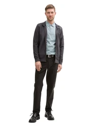 TOM TAILOR Sweatjacke dunkelgrau/schwarz
