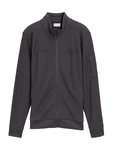 TOM TAILOR Sweatjacke dunkelgrau/schwarz