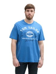 TOM TAILOR Men + T-Shirt blau/schwarz/weiß