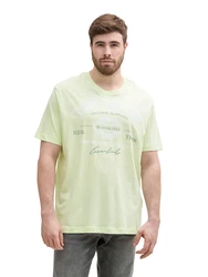 TOM TAILOR Men + T-Shirt enzian/hellgrn/wei