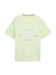 TOM TAILOR Men + T-Shirt enzian/hellgrn/wei