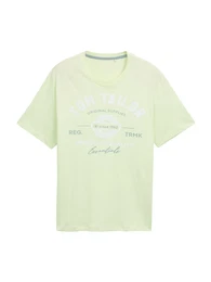 TOM TAILOR Men + T-Shirt enzian / hellgrn / wei