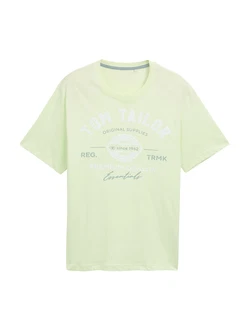 TOM TAILOR Men + T-Shirt enzian/hellgrn/wei