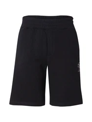 GUESS Shorts 'CLOVIS' schwarz/silber