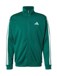 Trainingsjacke smaragd / wei